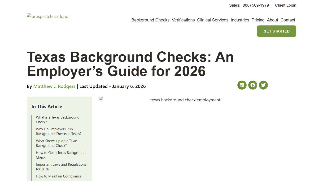 Texas Background Checks: An Employer's Guide for 2026